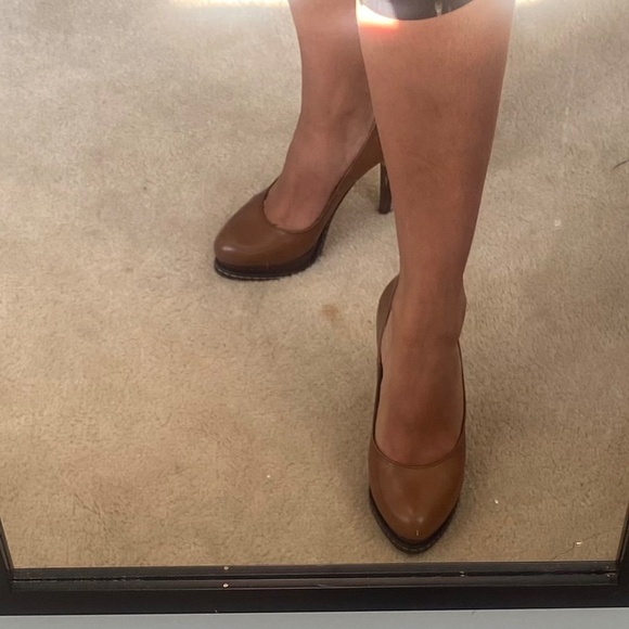 Brown leather Heels made in Italy - Picture 2 of 10